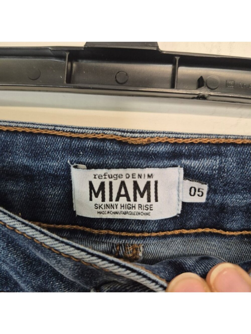 Refuge Denim Miami Women's Skinny High Rise Blue Jeans Size 5 Casual Stretch Den - Picture 4 of 8
